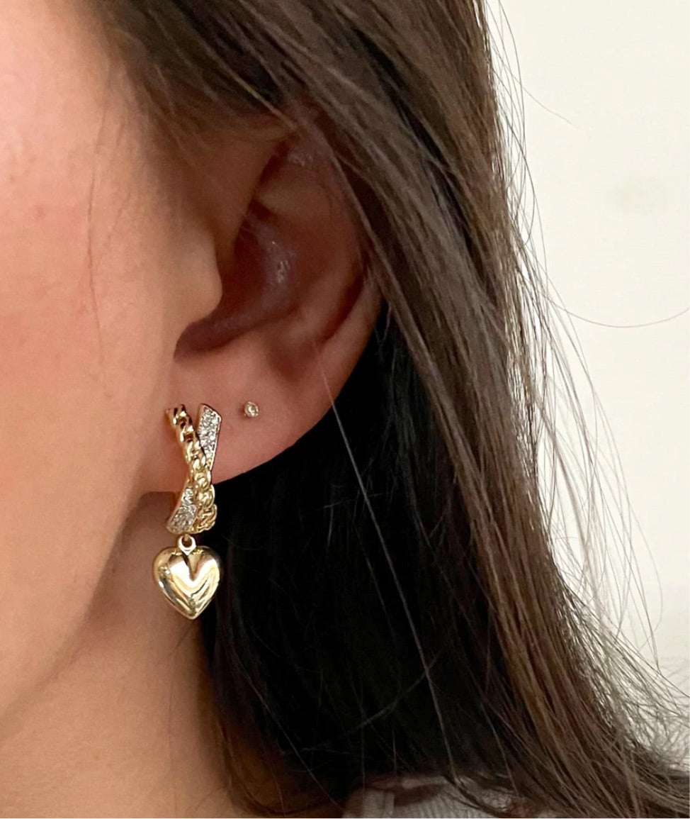 VANIAH HEART EARRINGS